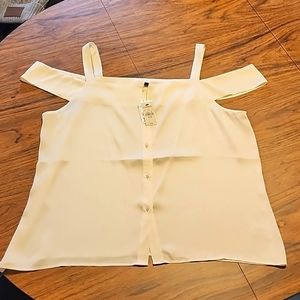 Express White blouse XL